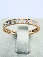 750 Rose Gold Alliance ca 1.00 Ct Brillanten