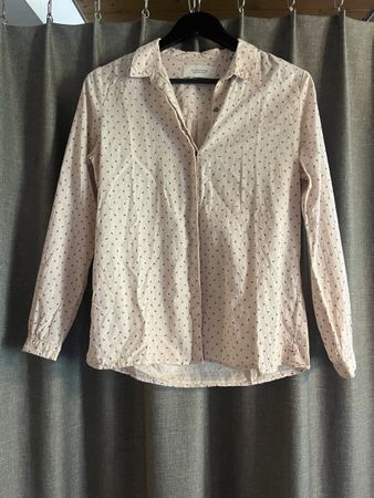 Scotch & Soda Hemd Gr S maritim Anker Muster Sommer Top Lein