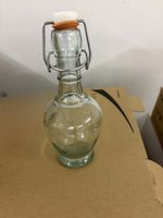 Bügelflasche aus Glas – Dekoflasche / Glasflasche ca. 18 cm