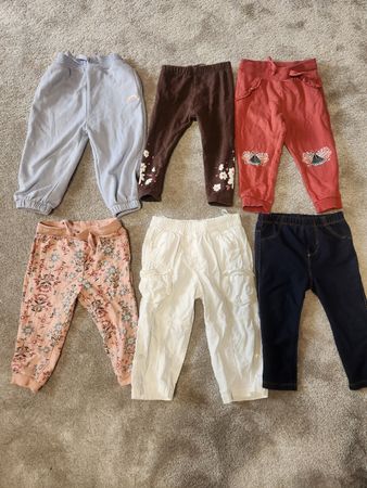 6er-Set Mädchen Hosen – Grösse 86