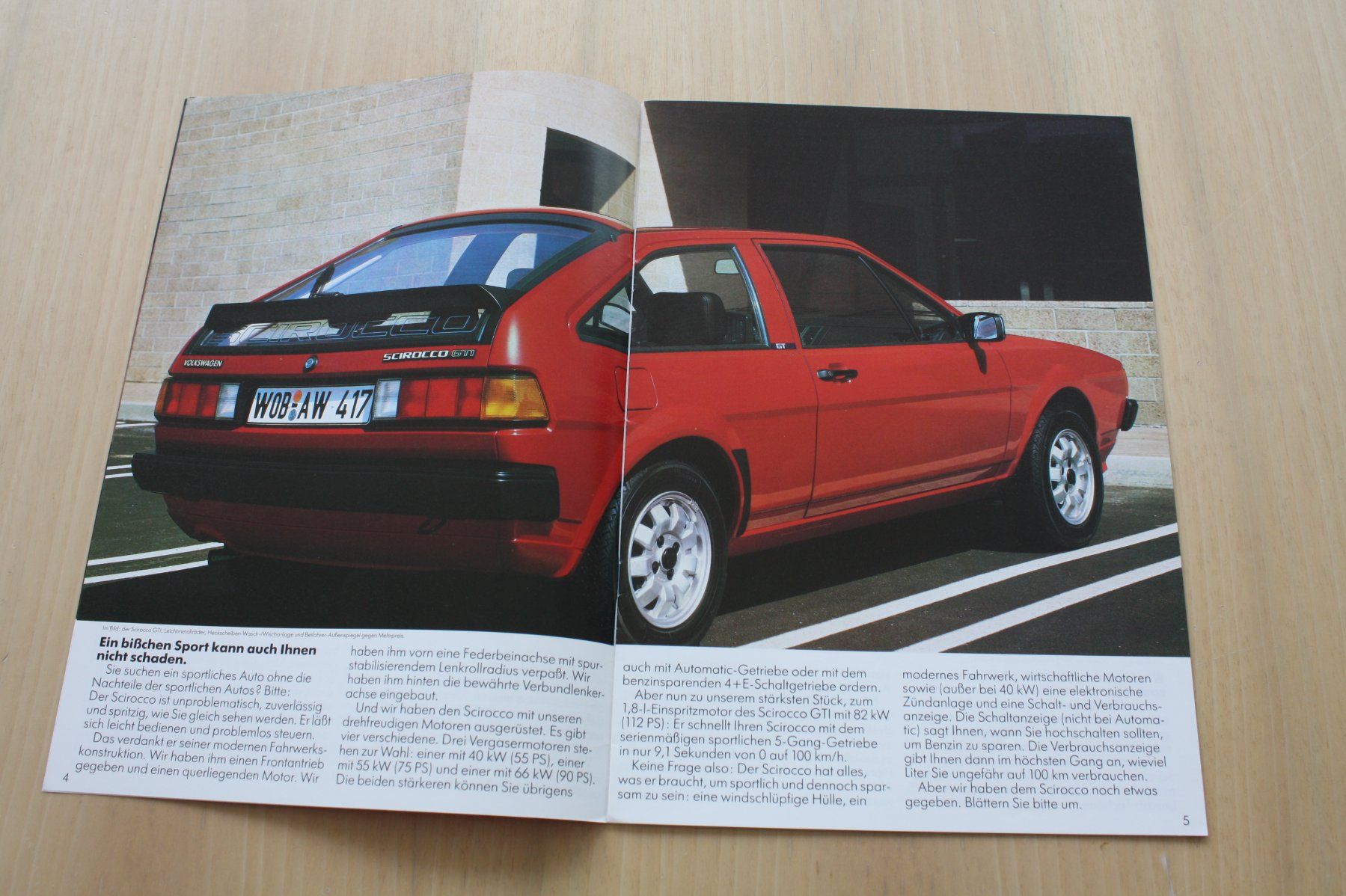VW Documenti: VW Scirocco Prospekt 1/1984 – Usato da Wikon venduto da erwin400 2