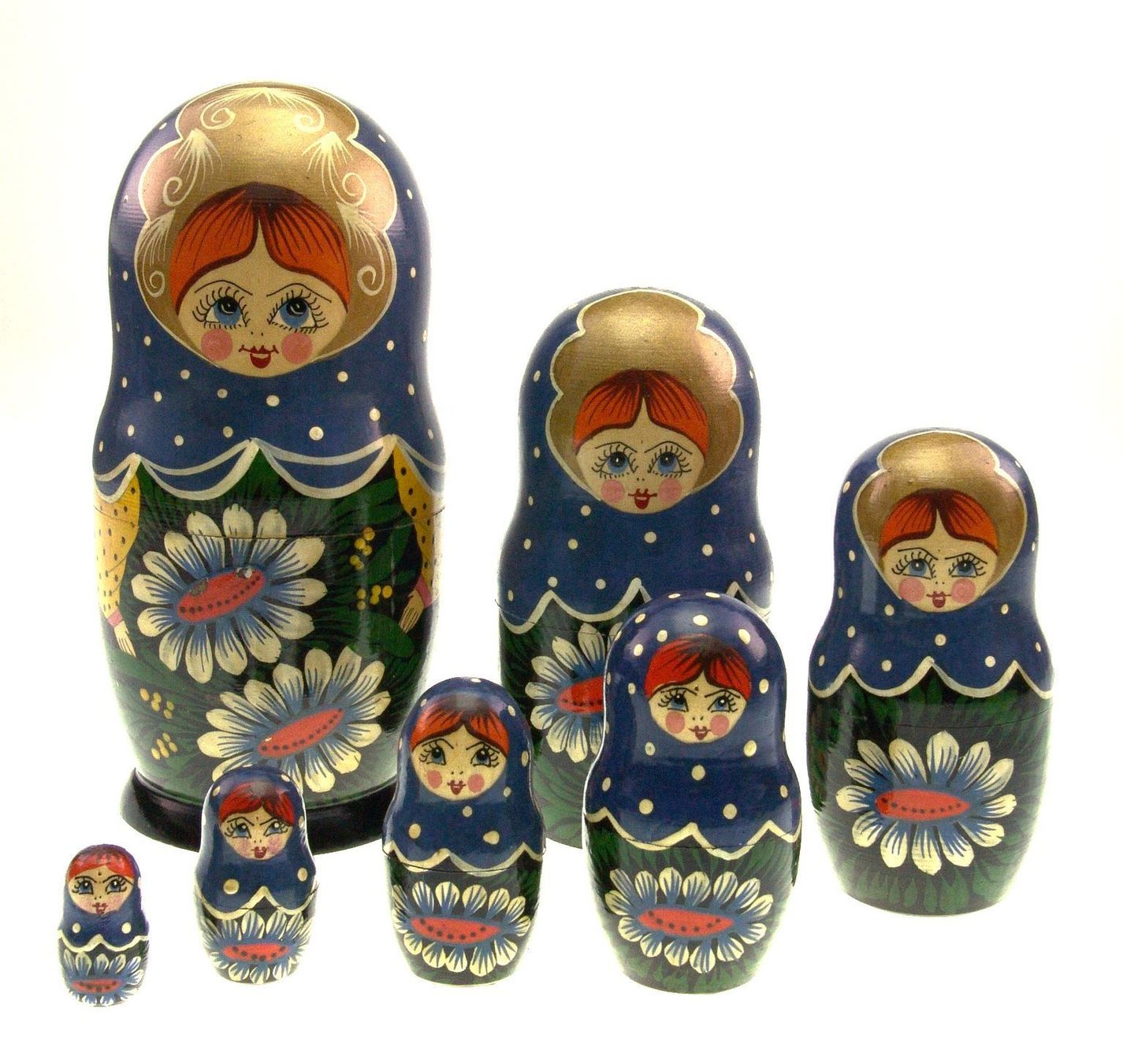 Statuette: Grosse 7 teilige russische Babuschka – Usato da Langenthal venduto da TolleGeschenke2026