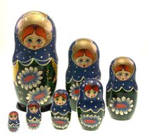 Grosse 7 teilige russische Babuschka
