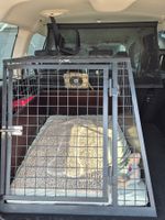 Hundetransportbox Metall Holz mit Ventilator 12V