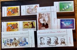 MONACO  timbres neufs ** ~1997-98