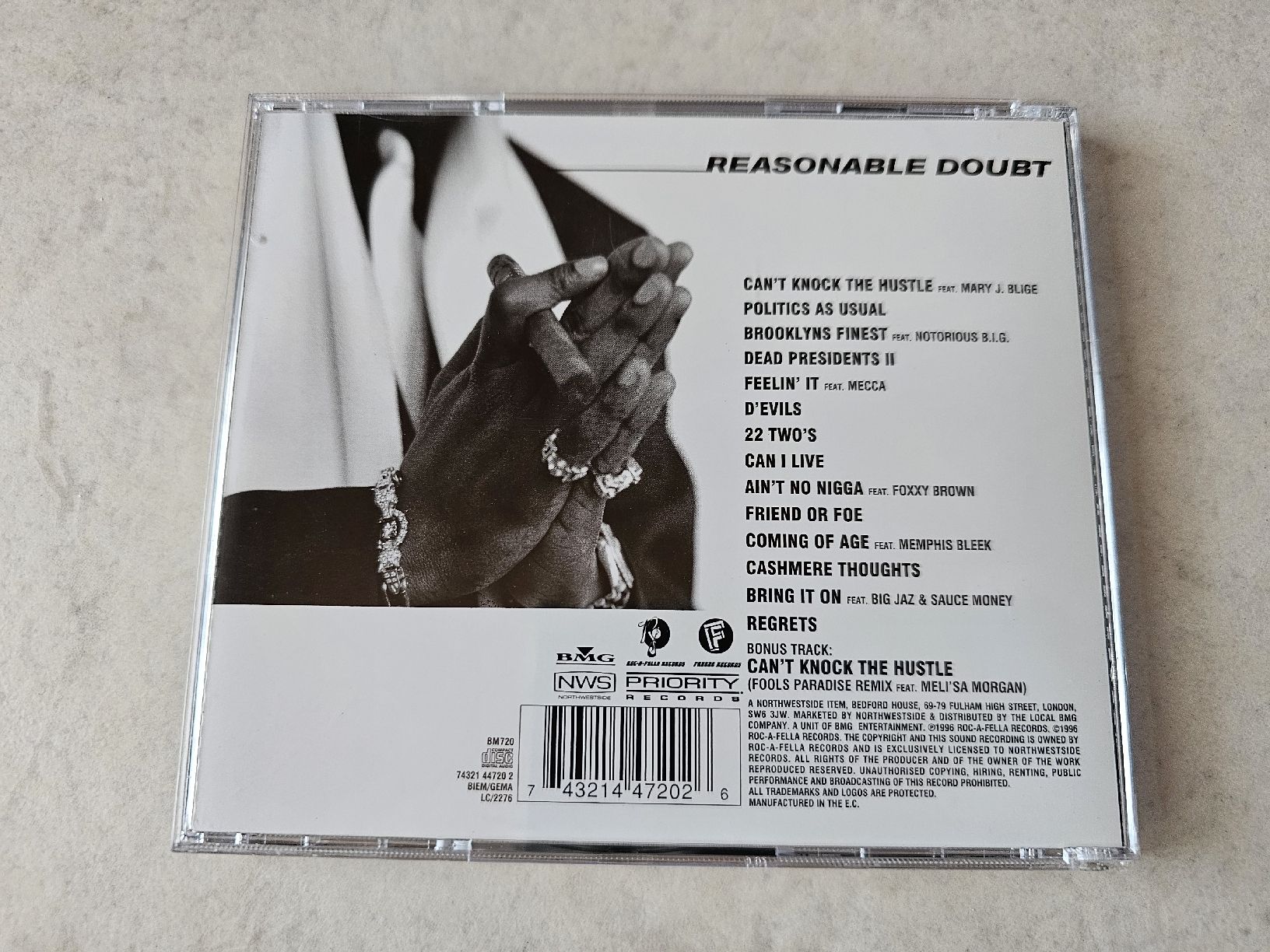 CDs: Jay-Z  -  Reasonable Doubt – D'occasion à Schneisingen par backstore24 1