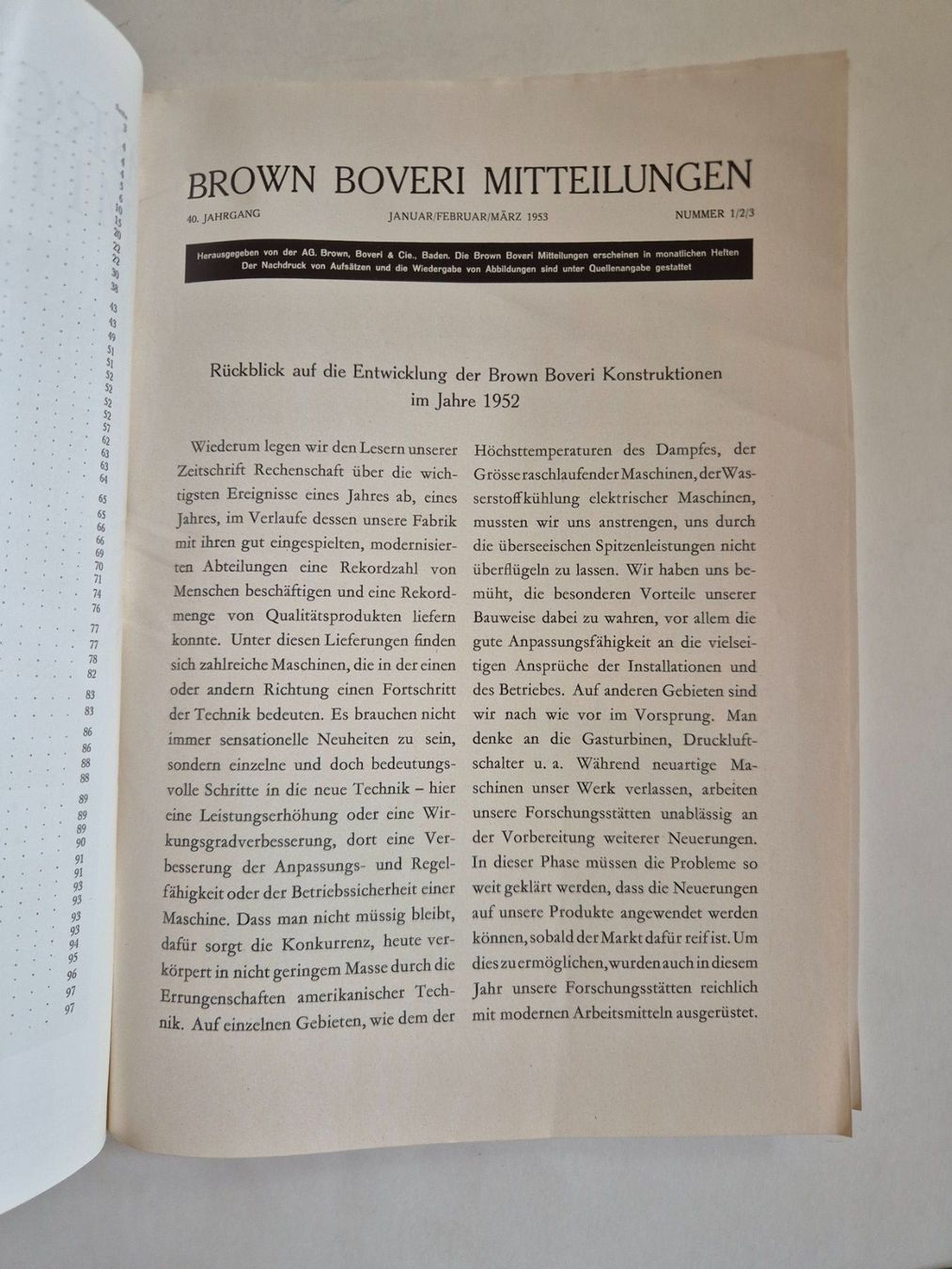 Riviste & Magazine: Brown Boveri Mitteilungen 1953 – Usato da Langendorf venduto da zvonu161 2