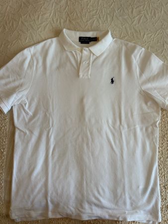 Polo Ralph Lauren blanc homme taille L neuf