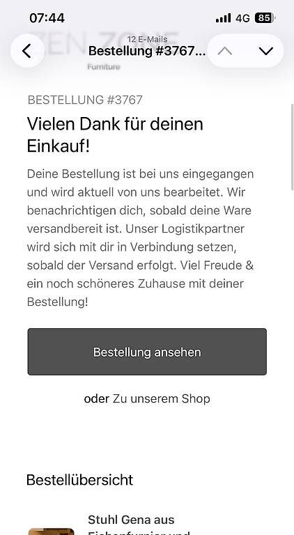 Chaises: Neue, noch verpackte Eichenstühle von Zen Zone 4 Stk – Neuf avec emballage d'origine à Zürich par mischni01 3