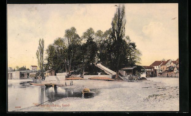 Cartoline postali: AK Rheinfelden, Insel, 1905 – Usato da Berlin venduto da bartko-reher