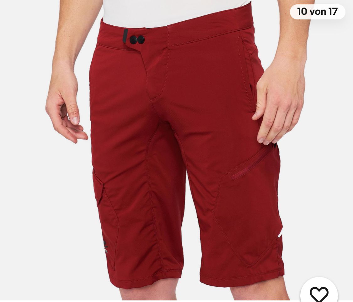 Pantaloni: 100% MTB Hose bordeaux Grösse M – Usato da Davos Platz venduto da Maggie_M 4