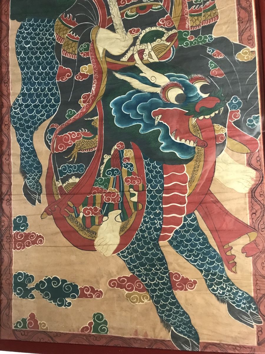 Dipinti: Antikes TAO Thangka signiert – Usato da Wolfhalden venduto da SecondAntique 3