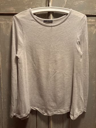 G White - Luxus T-Shirt langarm - beige - S