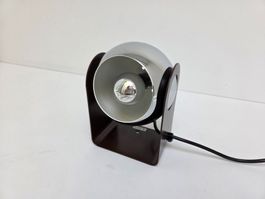Space Age Eye- Kugelleuchten in Chrom und Braun, ab 1970er