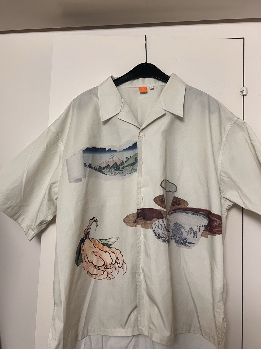 Camicie: Ukiyo-e Print Short-Sleeve Shirt – Usato da Bern venduto da fen_7rn8 1