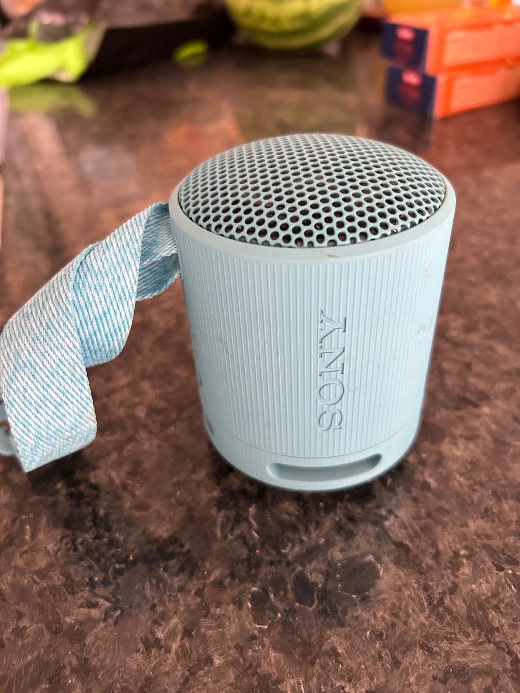 Sony Lautsprecher: Sony Bluetooth Lautsprecher hellblau – Gebraucht aus Elsau von ari_pk96 1