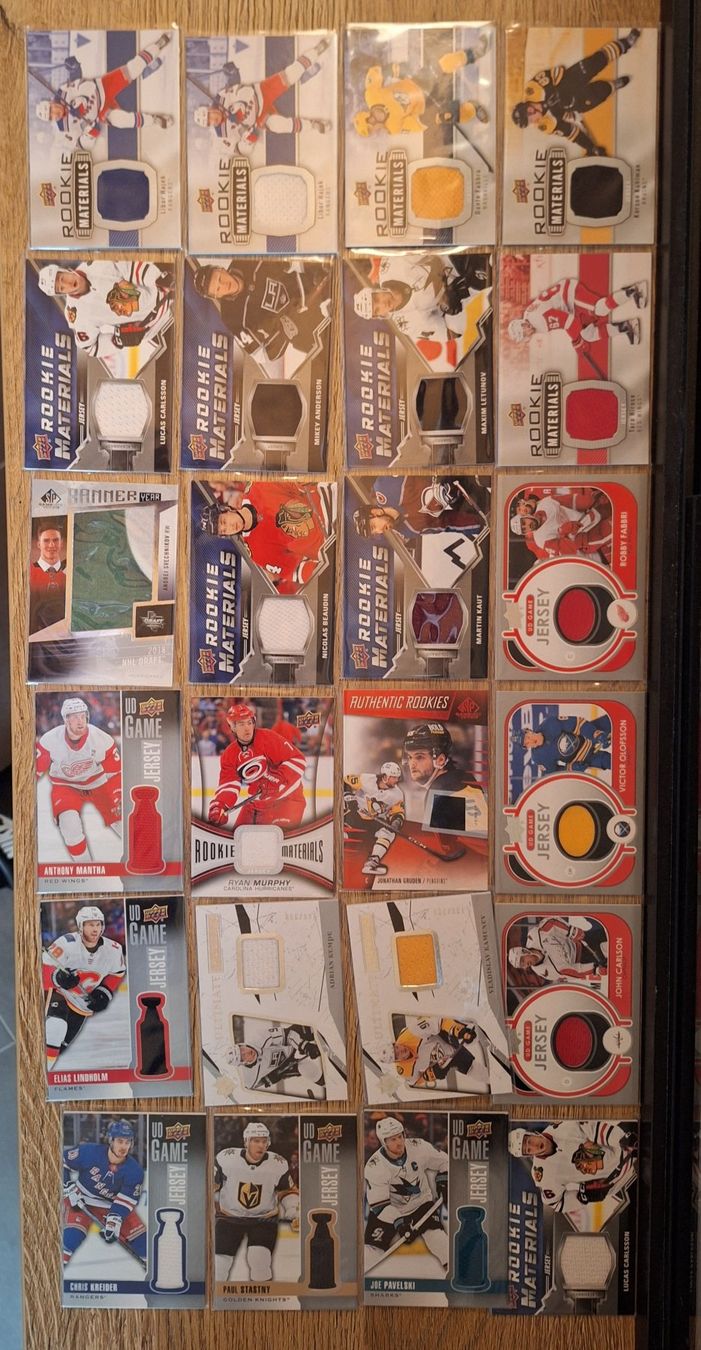 NHL Carte collezionabili: Collection set 87 cards NHL Jersey Patch Auto Limited – Nuovo (secondo la descrizione) da Lostallo venduto da Caps14 1