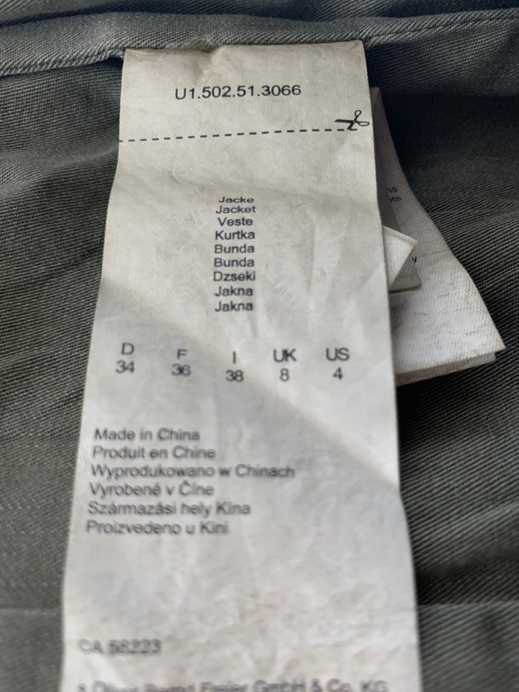 S.Oliver Giacche: Jacke s.Oliver premium Grösse 34 – Nuovo e nell'imballaggio originale da Wetzikon ZH venduto da EvisStore 6