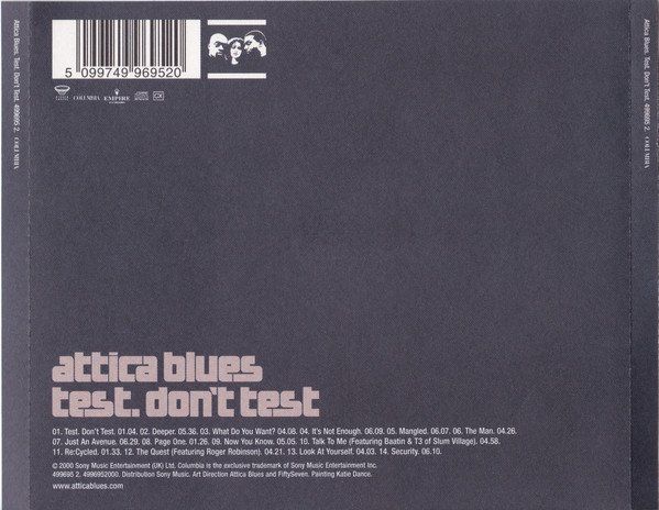 CDs: Attica Blues - Test. Don't Test – D'occasion à Uzwil par visions77 1