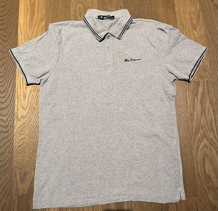 Neues Ben Sherman Signature Polo Shirt Gr. M Grau