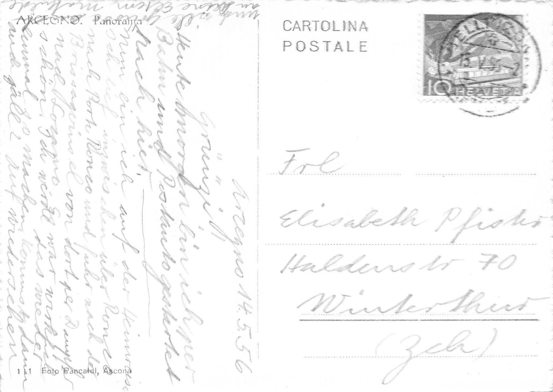 Cartoline postali: Arcegno Ti – Usato da Biasca venduto da Blenio71 1