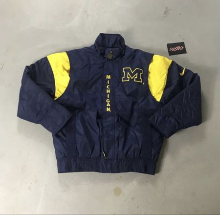 Vintage Nike Michigan Wolverines College Jacke NCAA