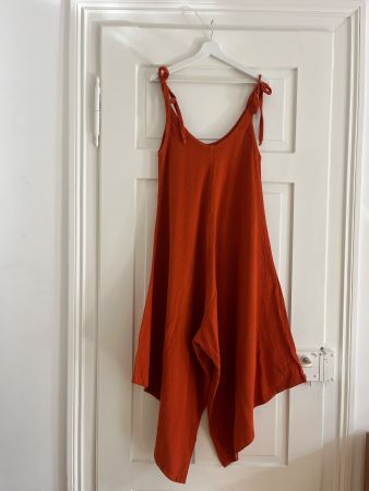 Boho Ibiza Kleid in Terrakotta