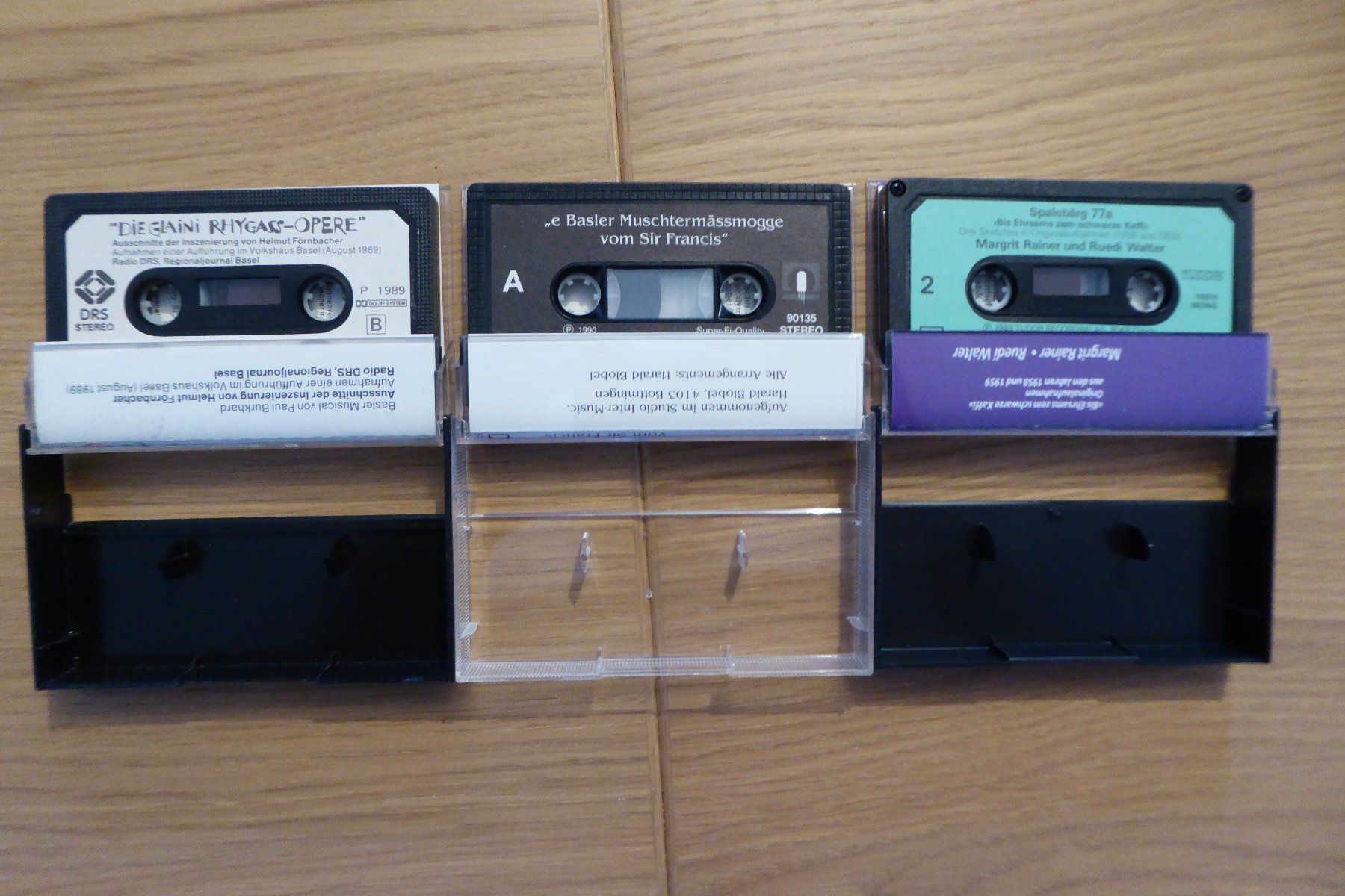 Cassettes audio: 3 Kassetten Comedy Basel Schweiz – D'occasion à Allschwil par Summelsarium 2