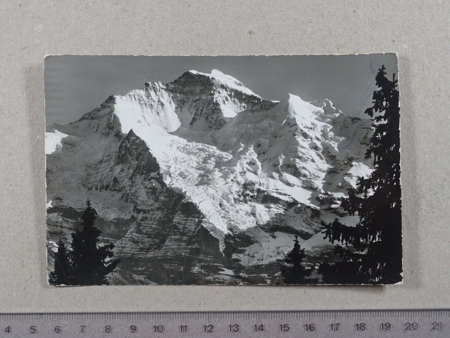 Cartoline postali: Die Jungfrau, 1957 – Usato da Lenzburg venduto da fh1