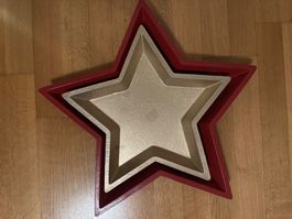 Schalenset "Sterne" aus Holz