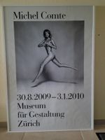 Michel Comte Ausstellungsplakat mit spez. gefertigtem Rahmen