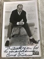 == ACHTUNG == ORIGIN. AUTOGRAMM VON CURD JÜRGENS !