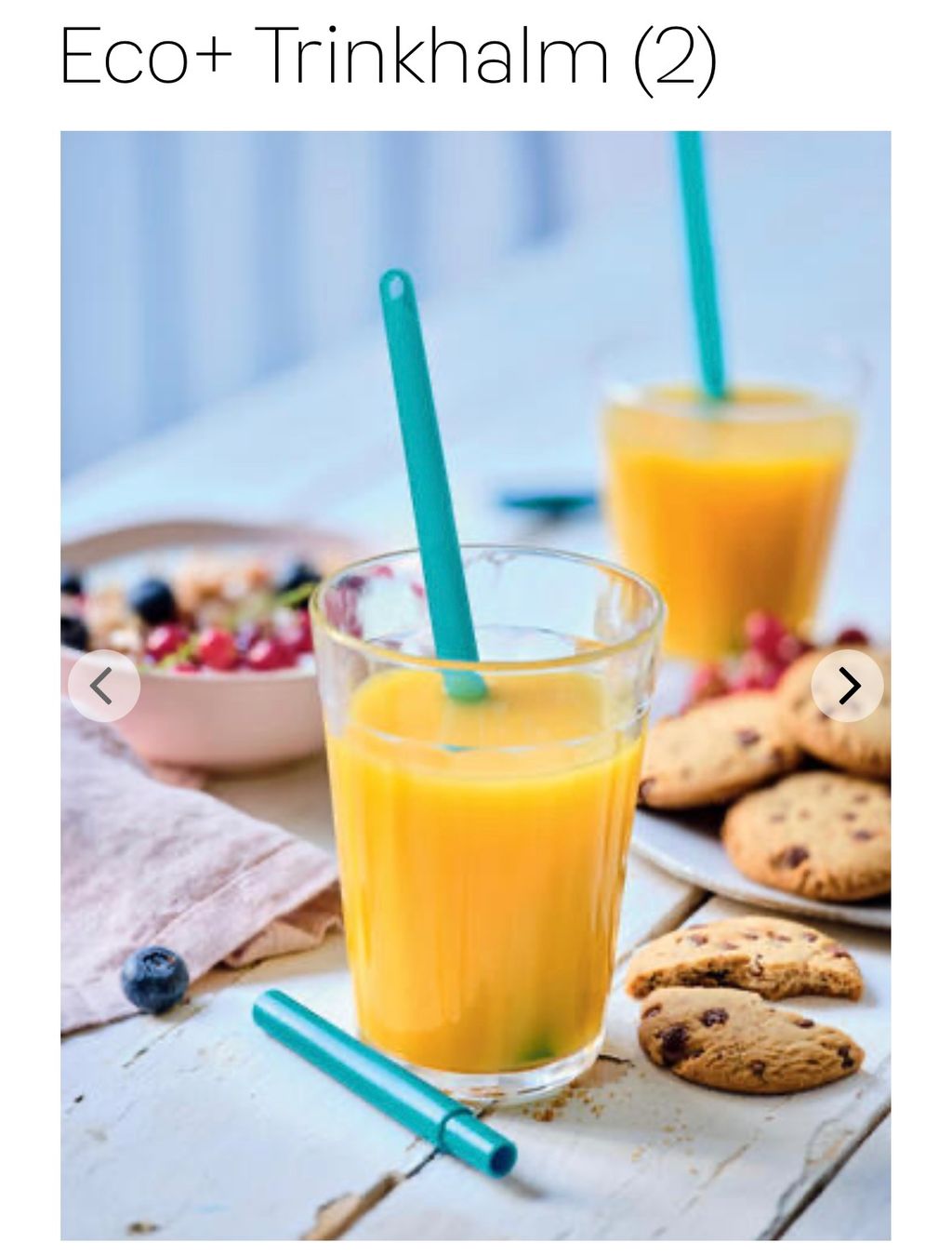Tupperware Contenitori & Simili: Tupperware Eco Strohhalme / Trinkhalme – Nuovo e nell'imballaggio originale da Schwyz venduto da Lewis555