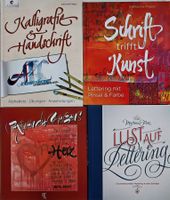 Kalligraphie - Lettering, Bücher v. Katharina Pieper, etc.