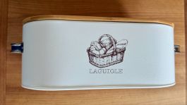 Laguiole Brotkasten mit Bambusdeckel