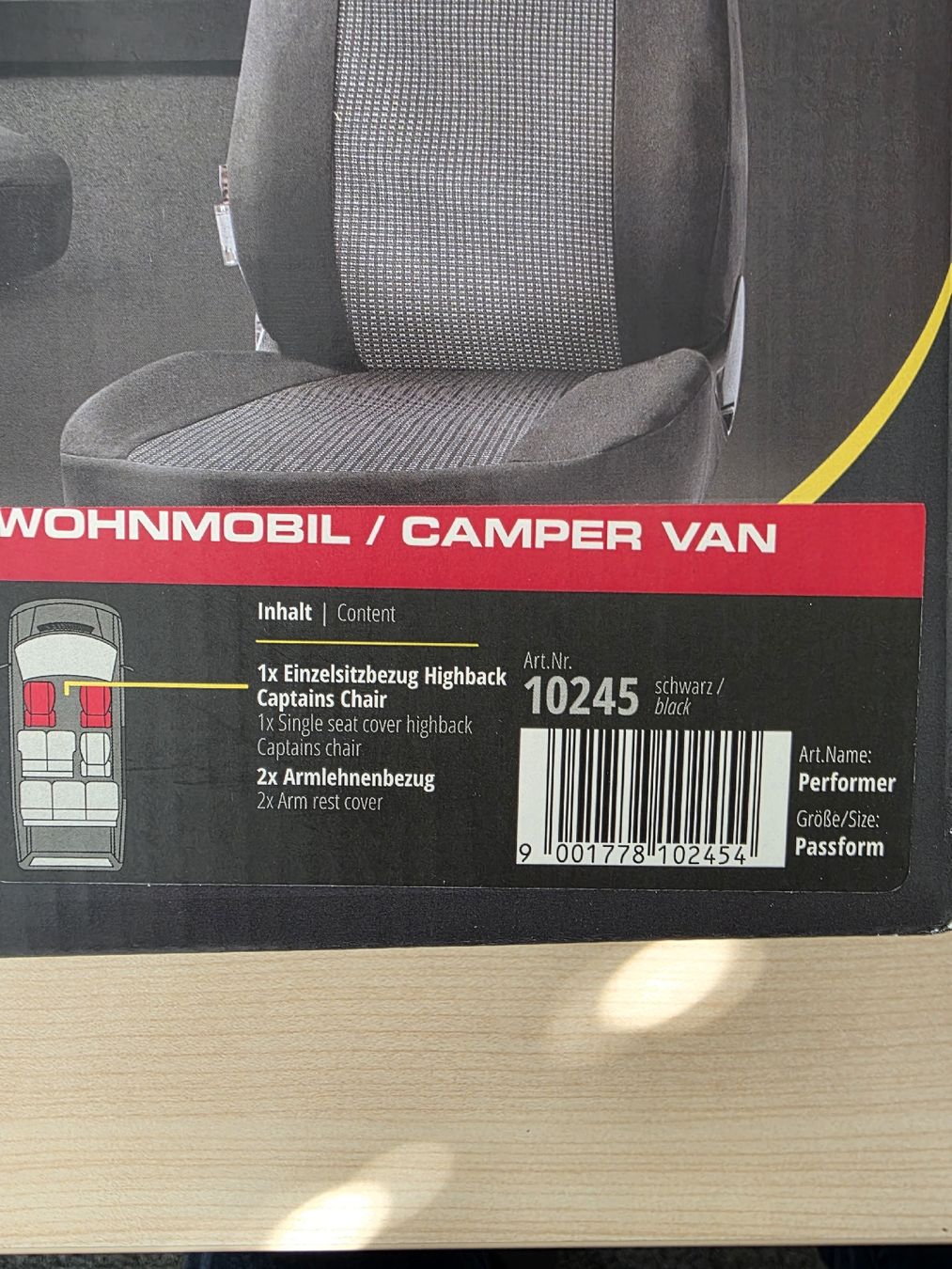 Accessori per altri veicoli: Wohnmobil oder Transporter Sitzbezüge NEU von Walser – Nuovo e nell'imballaggio originale da Bassersdorf venduto da Zopzero 2