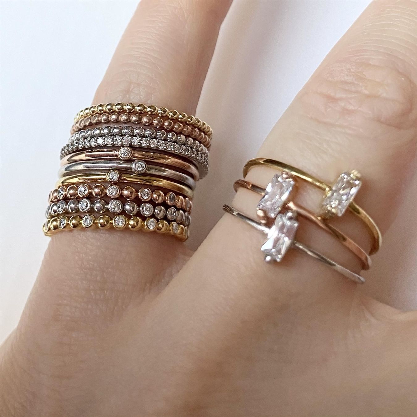 Anelli: Ring fein dünn Kugeln 925 Silber filigran Klassiker 52 – Nuovo e nell'imballaggio originale da Zürich venduto da goldfisch.schmuck 5