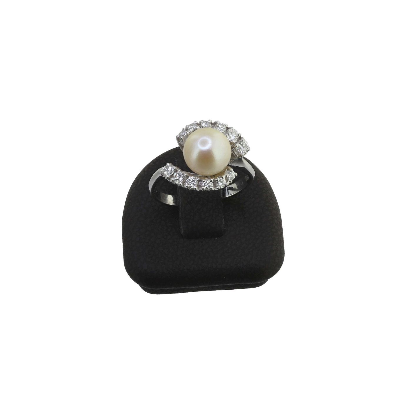 Bagues: Perlen Diamant Ring – D'occasion à Zürich par Vintage-Jewellery 5