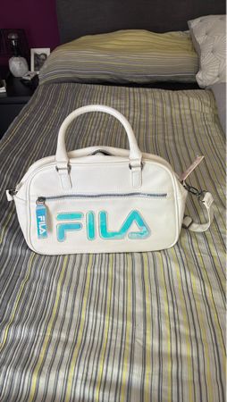 Handtasche Fila weiss mit Logo 