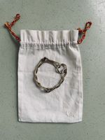 Ibiza bangle En soie vergoldet