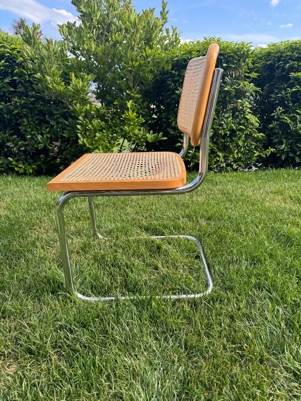 Sedie: Freischwinger Wiener Geflecht Stuhl Thonet – Difettoso da Steffisburg venduto da smocky17 3