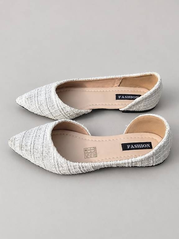 Scarpe da donna: Spitze Ballerinas weiss/hellgrau, Grösse 38 – Usato da Eggersriet venduto da gsc_w7lk 2
