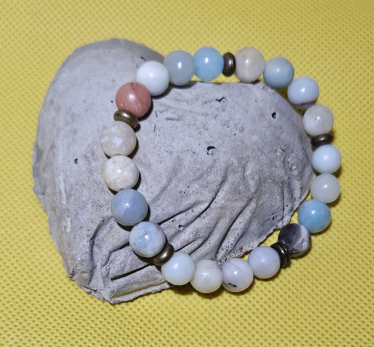 Bracciali & Braccialetti: Amazonit-Mix Armk. - Spendenaktion – Nuovo (secondo la descrizione) da Unterkulm venduto da Nachtigall 1