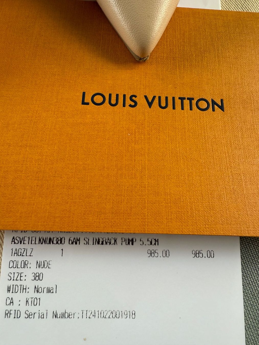 Louis Vuitton Chaussures femmes: Louis Vuitton Slingback Pump - Gr 38 – Neuf (Voir description) à Horgen par anubis103 2