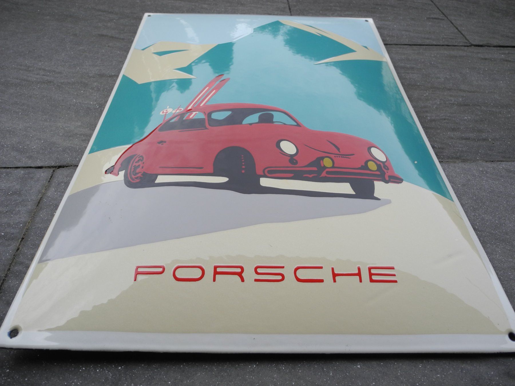 Porsche Insegne: PORSCHE EMAILSCHILD – Usato da Reinach AG venduto da Huckleberrysix 5