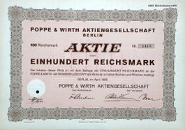 Poppe & Wirth AG Berlin, Berlin - 1928