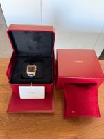 Cartier Santos Dumont yellow gold/blue