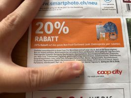 Gutschein Coop City 20% Non Food
