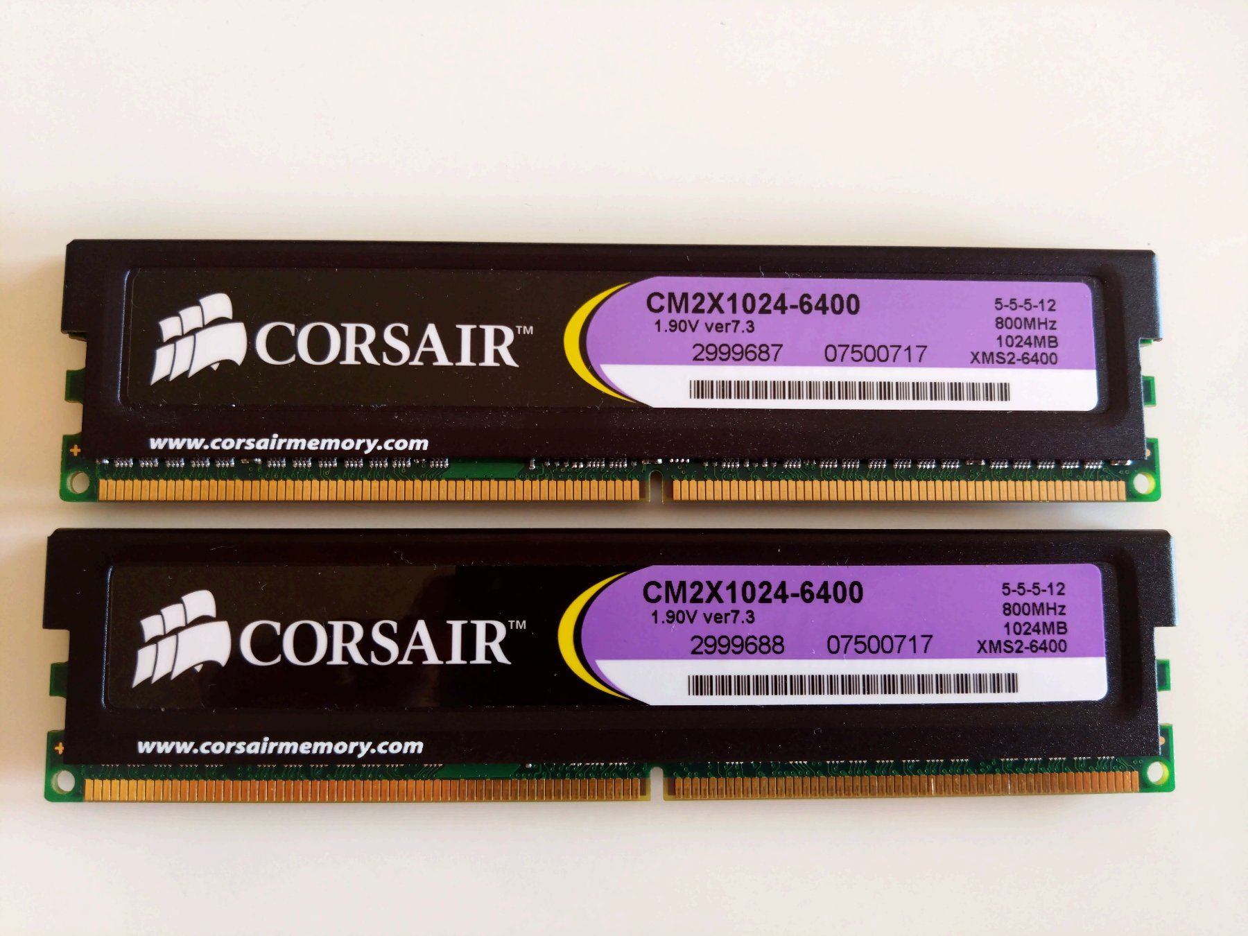 Corsair Memoria / RAM: Corsair XMS2 2GB DDR2 – Usato da Zürich venduto da StefanW087 1