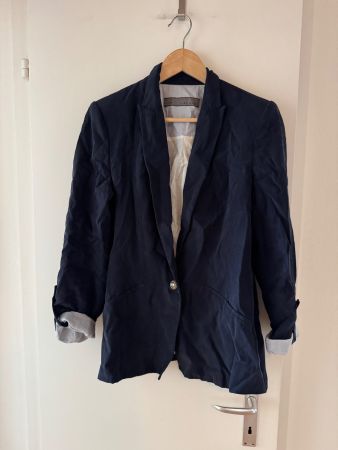 Damen Sakko dunkelblau Grösse M guter Zustand
